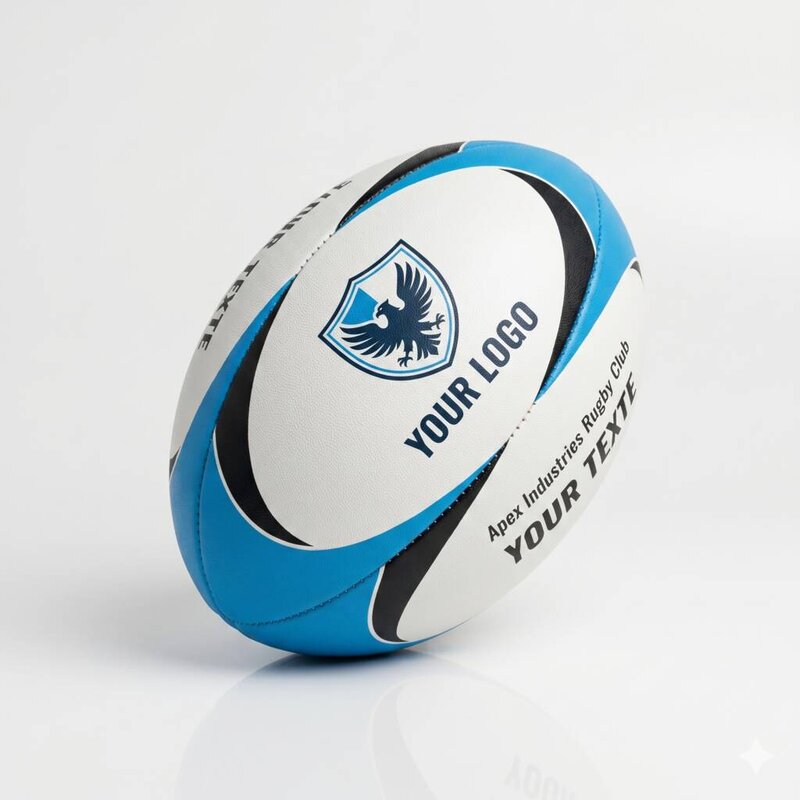 Ballon rugby personnalisable avec configurateur 3D
