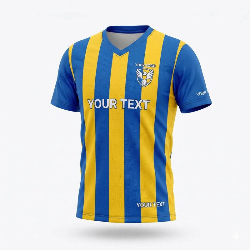 Maillot à bandes personnalisable avec configurateur 3D